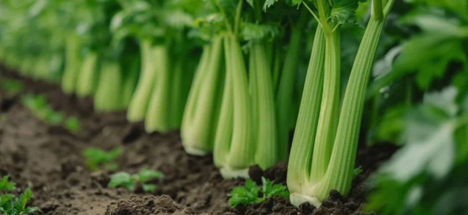 Crop of celery