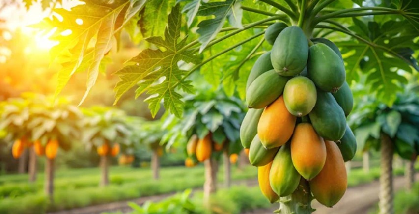 Papaya plantation