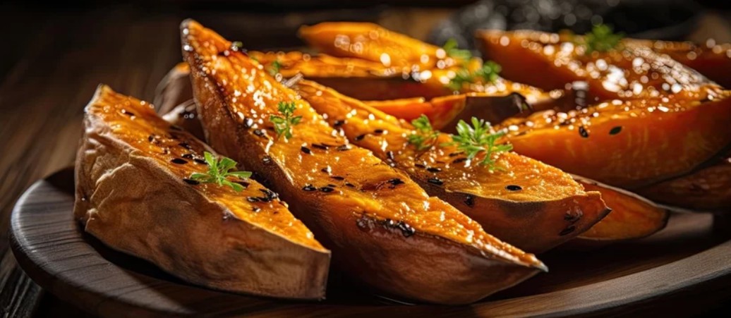 Roasted sweet potato